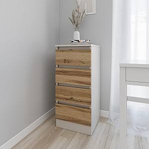 Comoda Smartex Т1 40 cm Cașmir / Stejar Închis