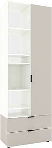 Dulap Nex Home A001L Alb/Cashmere (Bej)