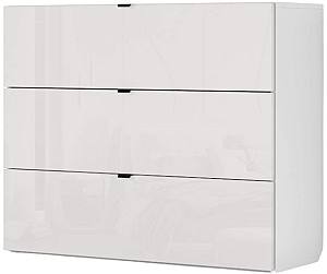 Комод Fabrik Home Hardy 3Я Белый Ясень / Белый Глянец