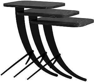 Masuta de cafea, reviste Trendy Pion Marmura neagra
