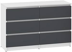 Comoda Pehotin NS-6 Alb / Antracit