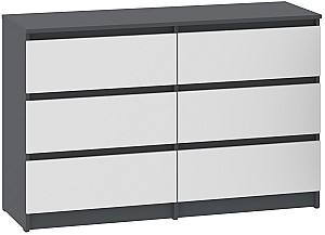 Comoda Pehotin NS-6 Antracit / Alb