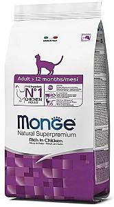 Hrana uscata pentru pisici Monge Adult Rich in Chicken 1.5kg