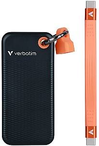 Внешний SSD Verbatim Pocket 256GB Black/Orange