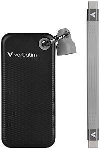 Внешний SSD Verbatim Pocket 256GB Black/Grey
