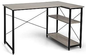 Masa de birou Costway CB10121GR Grey/Black