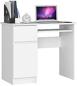 Masa pentru calculator Akord Piksel 90cm Left White