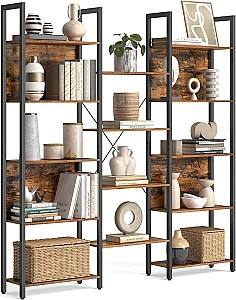 Etajera Vasagle LLS107B01 Rustic Brown/Black