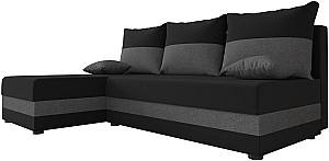 Canapea coltar Space Meble Hewlet Sawana 14/Sawana 05 Negru/Gri inchis