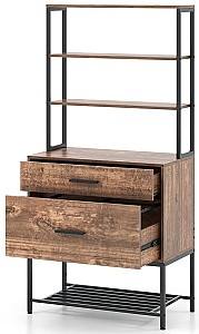 Стеллаж Costway CB10569CF Rustic Brown