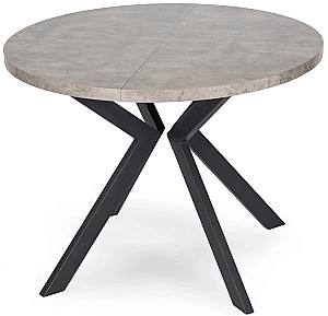 Стол Mebel Elite Lugo 90-190 Бетон/Черный