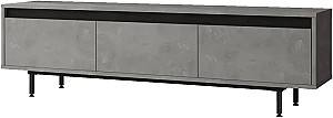 Tumba pentru televizor Mirage Design Luvio LV1-RL Concrete (Gri)/Larex Black