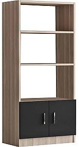 Etajera Mirage Design Vario VO4-OB Stejar (Bej)/Larex Negru