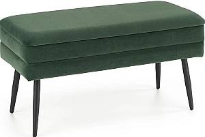Bancheta Halmar Velva Dark Green/Black