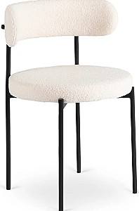Scaun Mebel Elite Tulsa Cream/Black