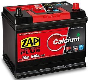 Аккумулятор ZAP 70 Ah Plus Japan Cars