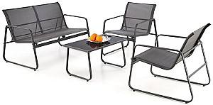 Set mobila de gradina Halmar Conor Gri