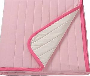 Покрывало IKEA Vetejordfly 160x250cm Розовый/Белый