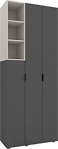 Dulap Nex Home A003L Antracit (Gri)/Cashmere (Bej)