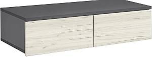 Masa de machiaj Modern Komfi suspendat 80cm Gri ardezie/Stejar artizanal alb