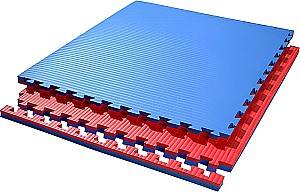 Saltea sportivă VLM Puzzle 1x1 m Blue/Red