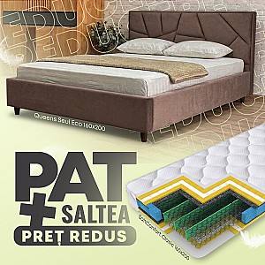 Pat Queens Seul Eco 160x200 + Saltea Salt Confort Clasic 160x200