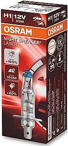 Автомобильная лампа Osram 64150 NL +150% H1 12V 55W