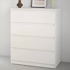 Comoda MBS Neo 4S (80x43x98 cm) Alb