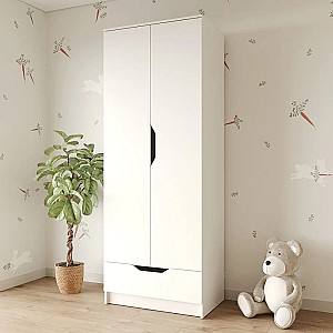 Dulap MBS Lilu 2D1S (80x50x210 cm) Alb