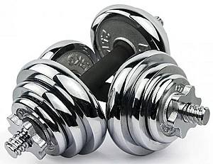 Гантель Hiperlion YLK004 2x10kg Silver