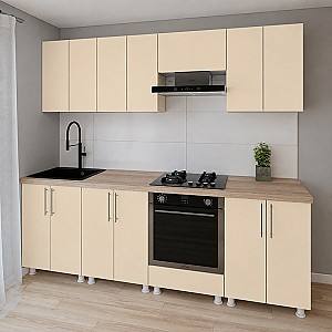 Set mobila bucatarie Smartex K3 240 cm Ivory