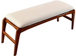 Банкетка Trendy Touch Bench Грецкий орех (коричневый)/Кремовый