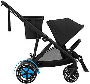 Коляска для двойни Cybex e-Gazelle S BLK BP Moon Black