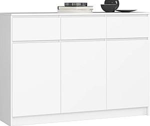 Комод Akord K140 3D 3SZ White