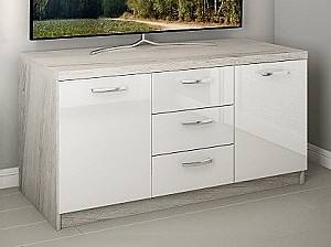 Comoda PS BX-150 (3 sert.) Stejar Cortona / Alb