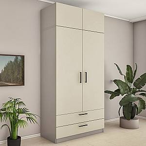 Dulap PS ST-120 (2 sert.) + Antresol Toffi / Bej