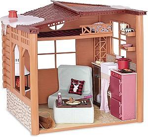 Casuta pentru papusi Battat Our Generation Cozy Cabin