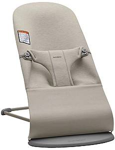 Шезлонг детский BabyBjorn Bliss Sand Grey 3D Jersey