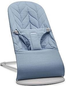 Шезлонг детский BabyBjorn Bliss Woven Petal Quilt Blue