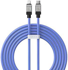 USB сablu Baseus CoolPlay Series Type-C to Lightning 2m Blue