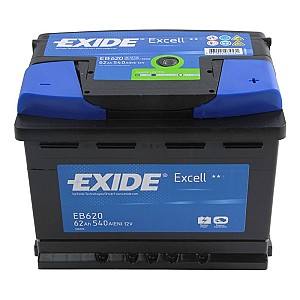 Аккумулятор Exide EXCELL 12V 62Ah 540EN (EB620)
