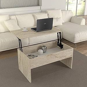 Журнальный столик Hanah Home Akilli Travertine