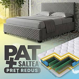 Кровать Aurus Space 160x200 Серый + Матрас Salt Confort Clasic 160x200