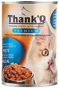 Влажный корм для кошек Thank’Q Premium Рыба 415g