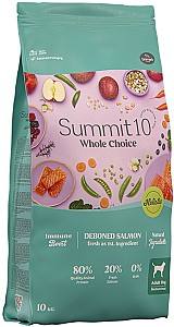 Сухой корм для собак Summit 10 Whole choice Adult fresh salmon 2kg
