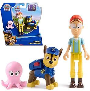 Set de jucarii Spin Master Paw Patrol: Chase&Cap'n Turbot (6072992)
