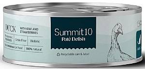 Влажный корм для кошек Summit 10 Adult cat duck with kiwi and strawberries 85g