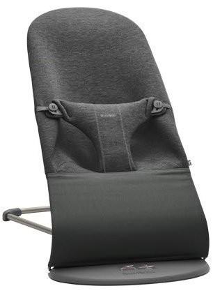 Шезлонг детский BabyBjorn Bliss Charcoal Grey 3D Jersey