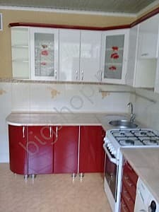 Bucatarie Big kitchen 1.8/2.5 m (White and Red)