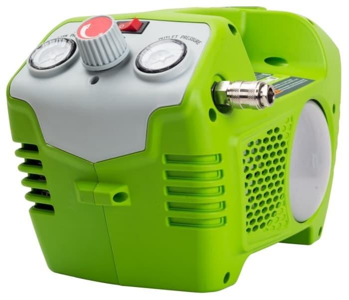 Compresor auto Greenworks G40AC 2l